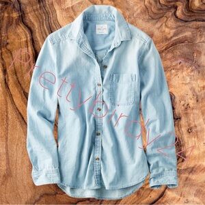 Retro AEO Washed Out Winter Denim Boyfriend Chambray